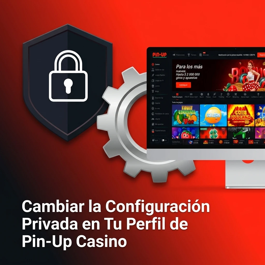 Configuración privada en Pin-Up Casino: actualiza correo, contraseña y autenticación en dos factores.