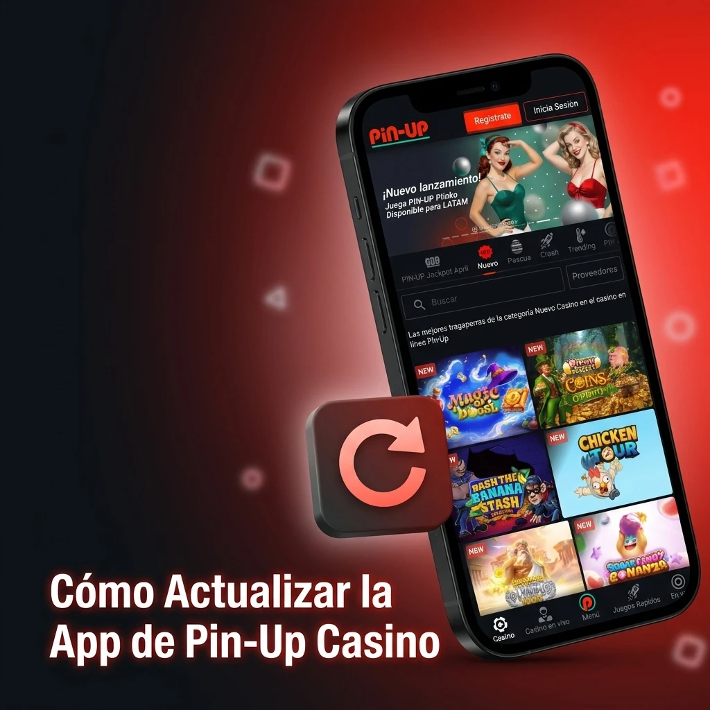 Guía para actualizar la app de Pin-Up Casino en Android e iOS con pasos detallados