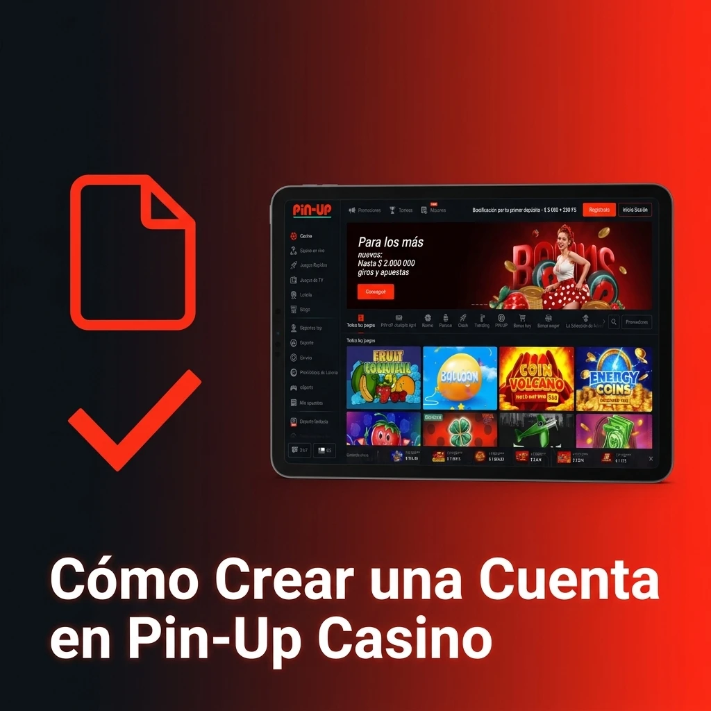 Guía paso a paso para crear una cuenta en Pin-Up Casino en menos de 3 minutos