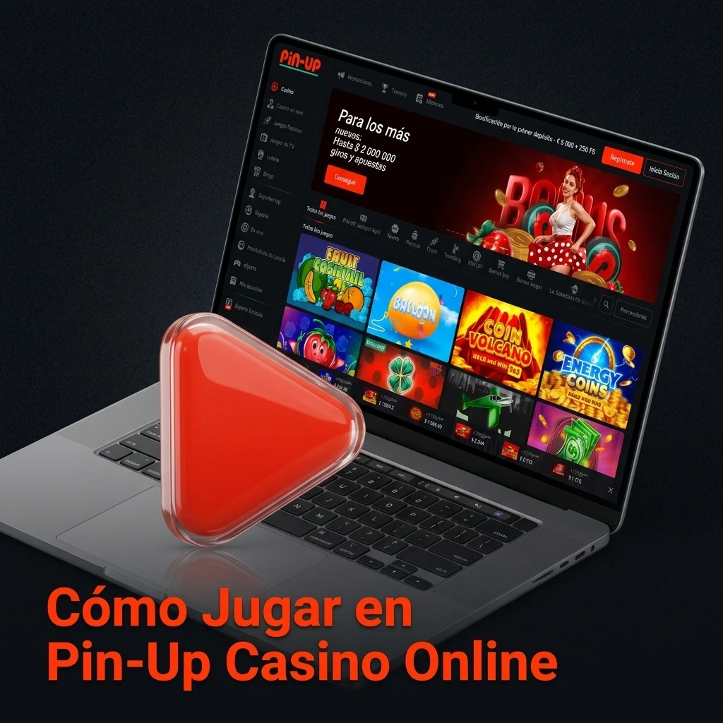 Jugador adulto accediendo a Pin-Up Casino online para apostar con dinero real en jurisdicción permitida