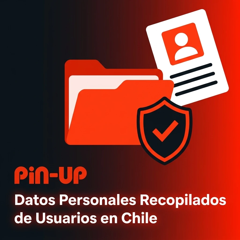 Datos personales recopilados por Pin-Up en Chile: identificación, contacto, financiera y técnica de usuarios registrados.