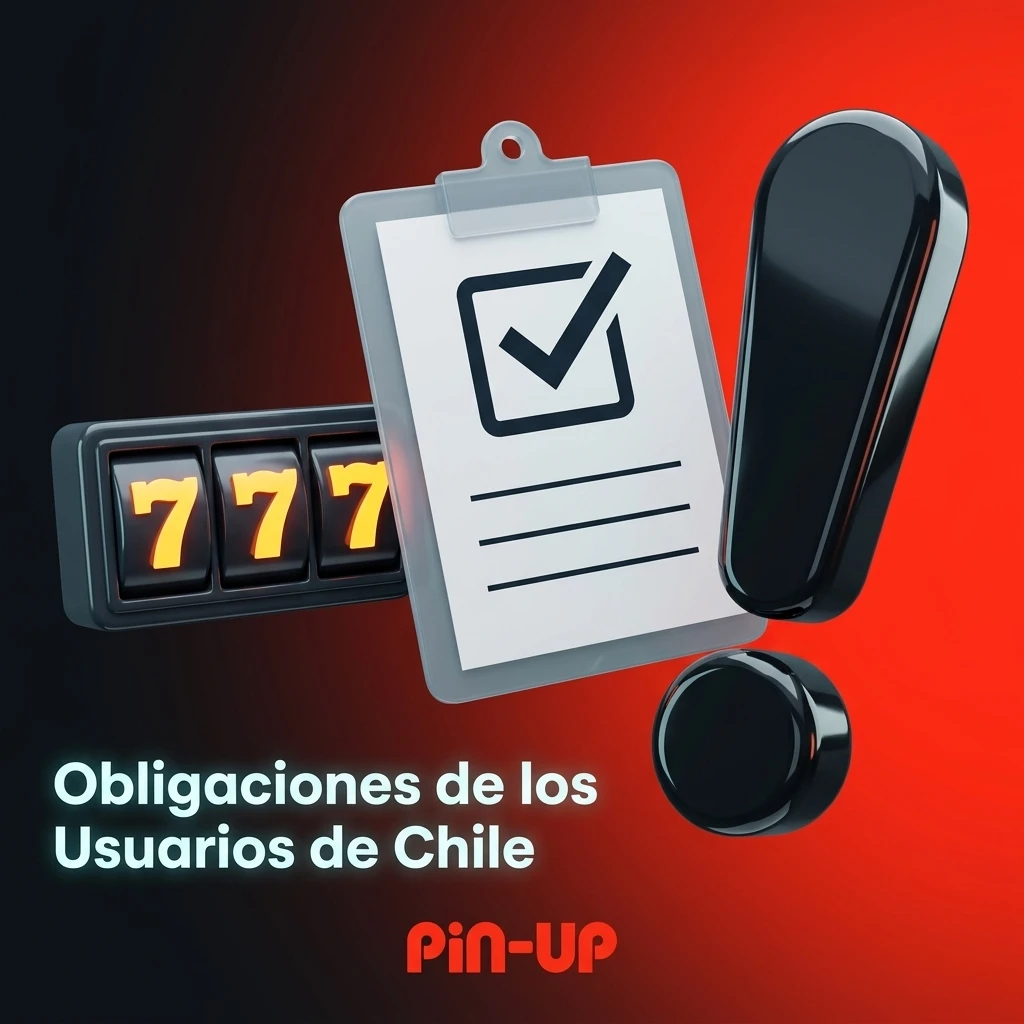 Obligaciones de usuarios en Chile: mayoría de edad, veracidad, uso personal y conducta responsable en plataforma de apuestas.