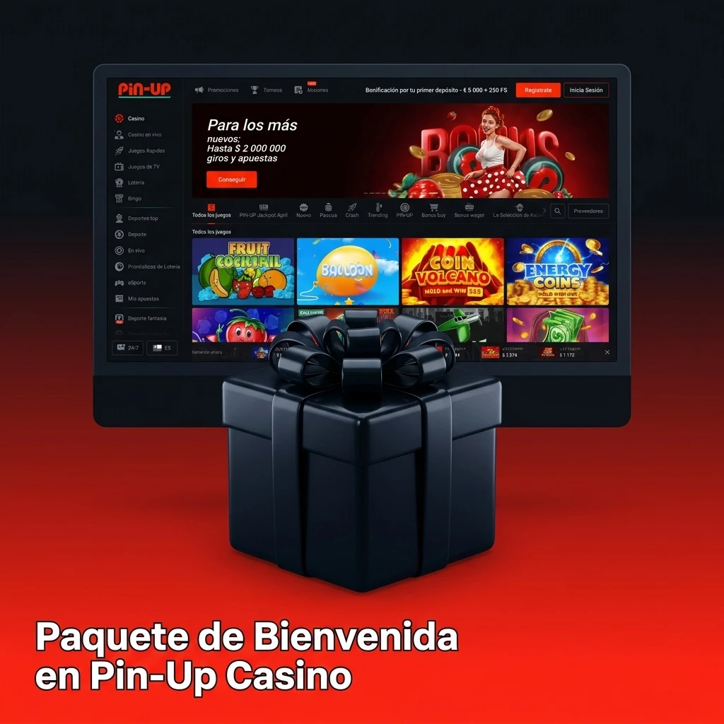 Paquete de bienvenida Pin-Up Casino: hasta EUR 5.000 y 250 giros gratis en los primeros 4 depósitos